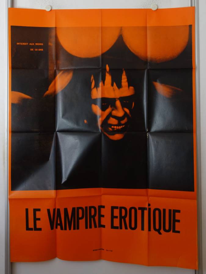 Gräfin Frankensteins Liebestempel originales Filmplakat aus Frankreich